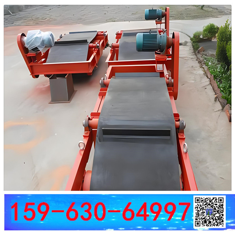 弃铁器环形带 接头皮带 除铁器皮带b1400x7460mm 加工中
